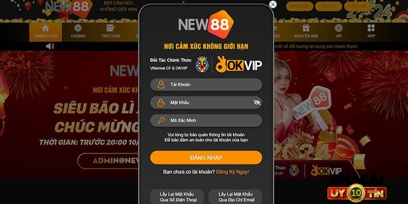 Trải nghiệm không gian cá cược Casino trực tuyến tại New88