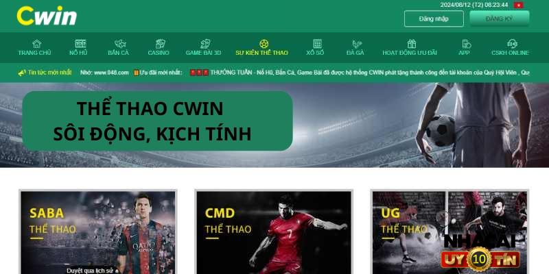 Thể thao Cwin - điểm đến hấp dẫn